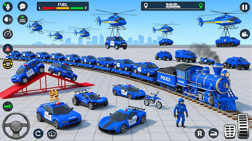 Police Vehicle Transport Sim ekran görüntüsü