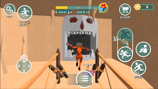 Obby Online Parkour World ekran görüntüsü