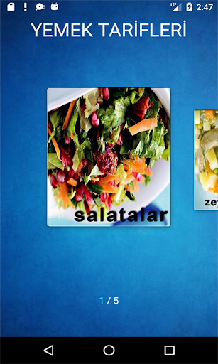 Meze Salata Pilav vb Tarifleri ekran görüntüsü