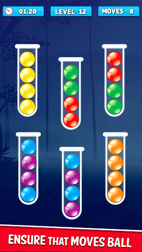 Color Ball Sort - Wifi Yok ekran görüntüsü