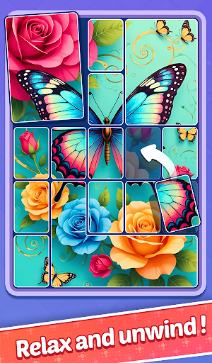 Jigsaw Solitaire Slide Puzzle ekran görüntüsü