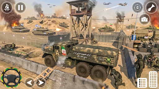 Army Truck Game Simulator 3D ekran görüntüsü