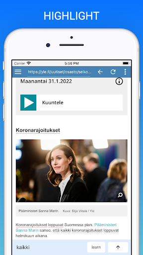 ReadLang WatchLang ekran görüntüsü