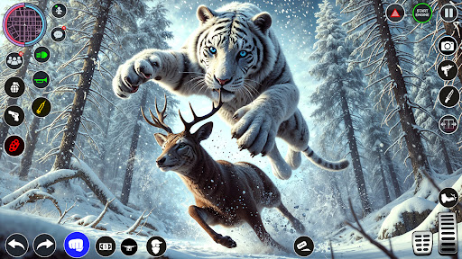 Tiger Game Family Simulator 3D ekran görüntüsü