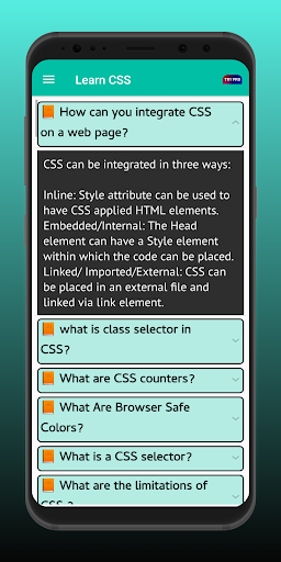 Learn CSS Tutorials: Coding ekran görüntüsü