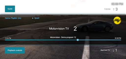 M3U IPTV ekran görüntüsü