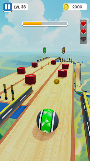 Skyball Run Rolling Ball Game ekran görüntüsü
