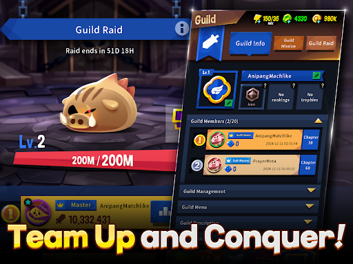 Anipang Matchlike (Puzzle RPG) ekran görüntüsü