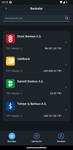 Detay e-Hesap ekran görüntüsü