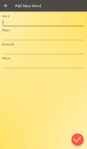Simple Word List ekran görüntüsü