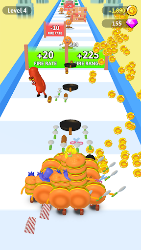 Foodie Runner: Merge & Run ekran görüntüsü