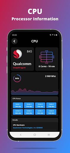 G-CPU:Monitor CPU, RAM, Widget ekran görüntüsü