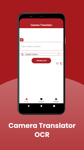 Camera Translator - OCR ekran görüntüsü