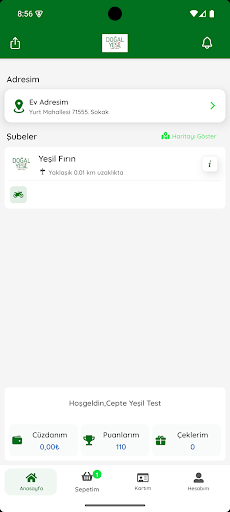 Cepte Yeşil ekran görüntüsü