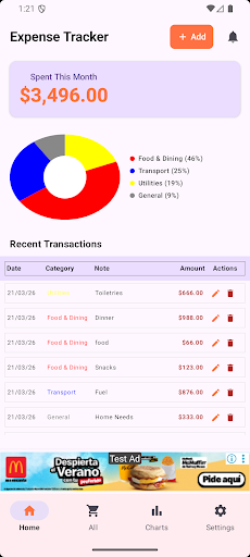 Smart Expense Tracker ekran görüntüsü