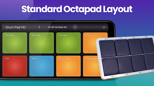 Drum Octapad HD: Play like pro ekran görüntüsü