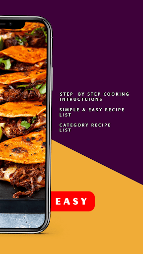 Mexican Recipes Offline ekran görüntüsü