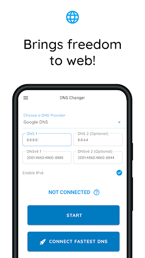 DNS Changer & Net Speed Test ekran görüntüsü