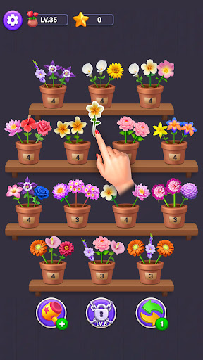 Flower Merge - Çiçek Sort ekran görüntüsü