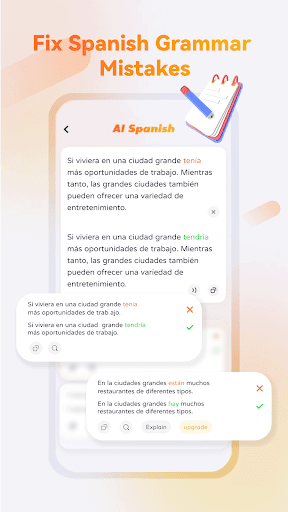 AI Spanish Grammar Checker ekran görüntüsü