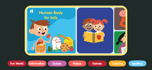 Human Body for Kids ekran görüntüsü