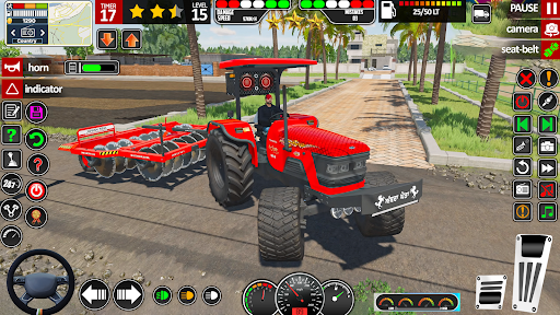 Real Indian Tractor Farming 3D ekran görüntüsü