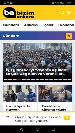 Bizim Ankara ekran görüntüsü