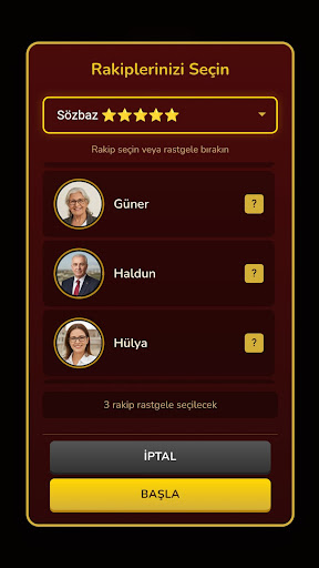 Sözbaz ekran görüntüsü