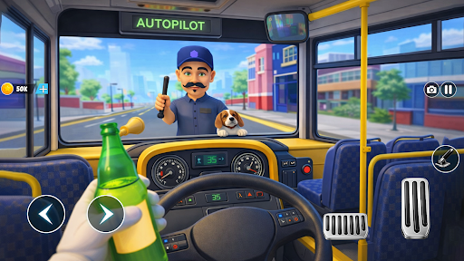 Crazy Bus Driver: City Pranks ekran görüntüsü