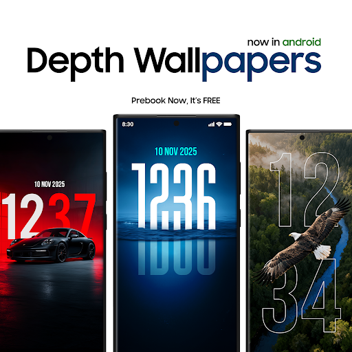 Depth Wallpapers & Live Clock ekran görüntüsü