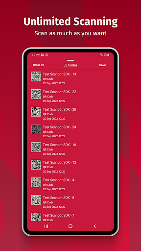 Scanbot SDK: Barcode Scanning ekran görüntüsü