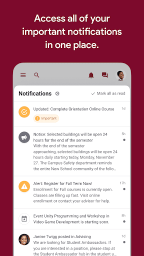 MyWashcoll Portal ekran görüntüsü