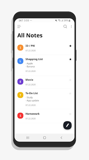 NiceNote Notepad Notes ekran görüntüsü