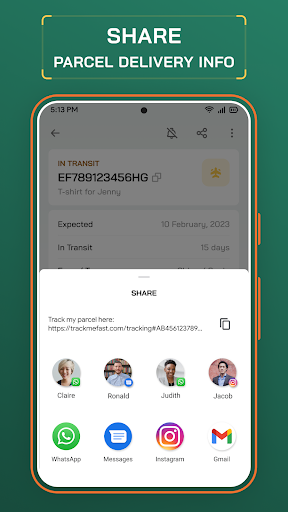 Track Me Fast Package Tracker ekran görüntüsü