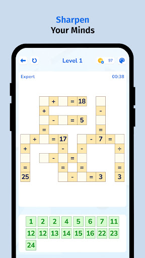CrossMaths - Sayı Bulmacası ekran görüntüsü