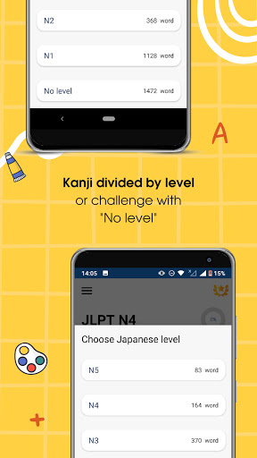 Study Kanji N5 - N1: Janki ekran görüntüsü
