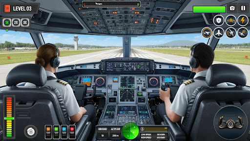 Aeroplane Flying Game Offline ekran görüntüsü