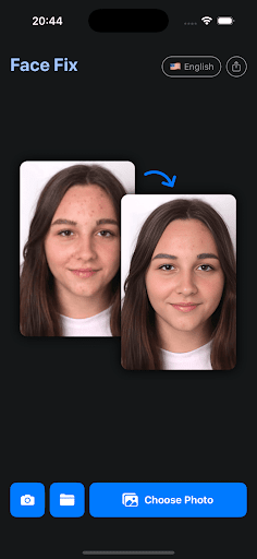 Photo Quality Enhancer App ekran görüntüsü
