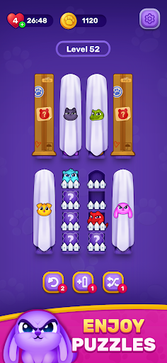 Cozy Sort: Animal Sorting Game ekran görüntüsü