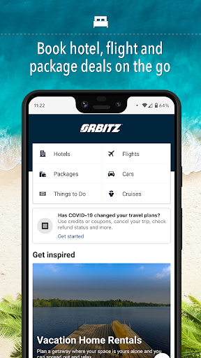 Orbitz Hotels & Flights ekran görüntüsü