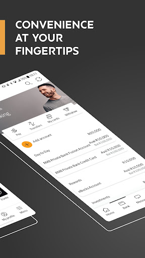 RMB Private Bank App ekran görüntüsü