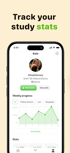 Focus Tree: Timer & Flashcards ekran görüntüsü