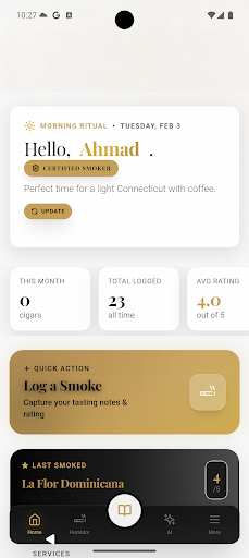 Aficionado Cigar Journal ekran görüntüsü