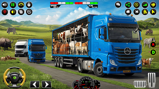 US Animal Transport Truck Game ekran görüntüsü
