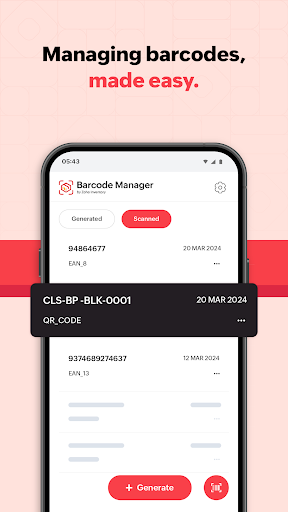 Barcode & QR Code Generator ekran görüntüsü