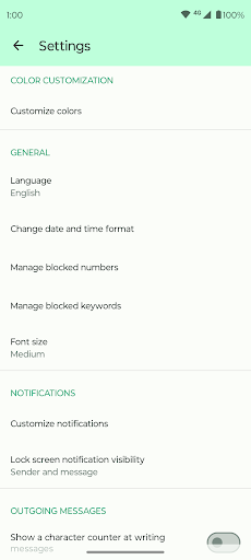 Fossify Messages ekran görüntüsü