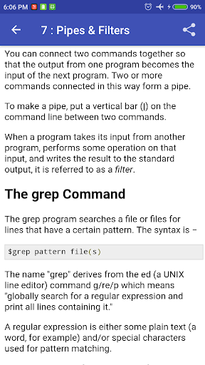 Learn Unix & Shell Programming ekran görüntüsü