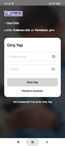 LCW Akademi ekran görüntüsü