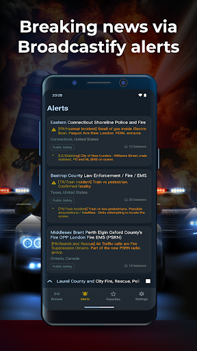 Police Scanner & Fire Radio ekran görüntüsü