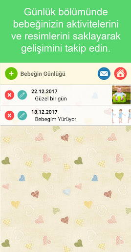 Bebek Büyüme ve Kilo Takip ekran görüntüsü